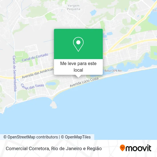 Comercial Corretora mapa