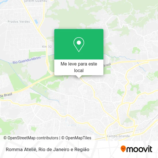Romma Ateliê mapa