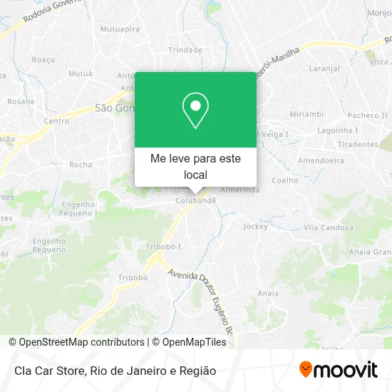 Cla Car Store mapa