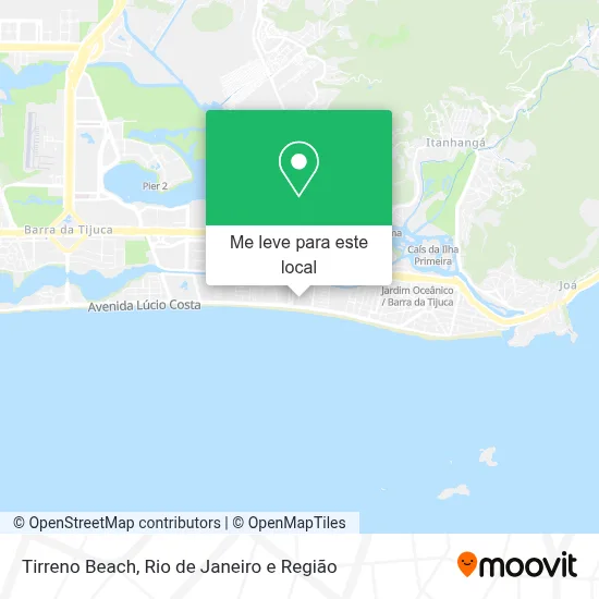 Tirreno Beach mapa
