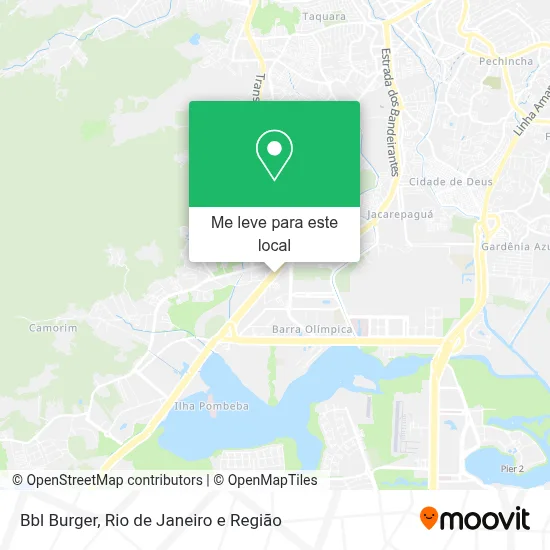 Bbl Burger mapa