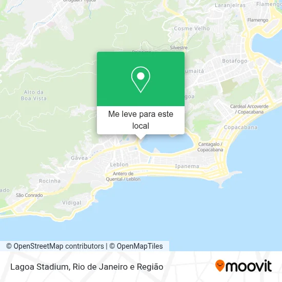 Lagoa Stadium mapa