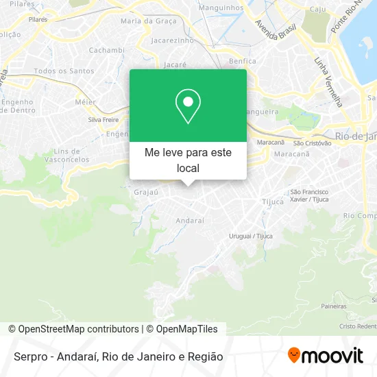 Serpro - Andaraí mapa