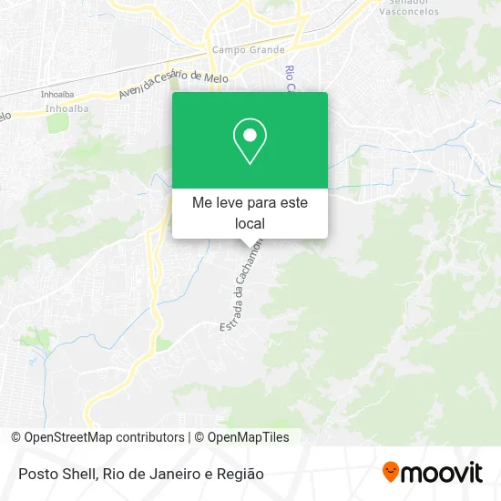 Posto Shell mapa