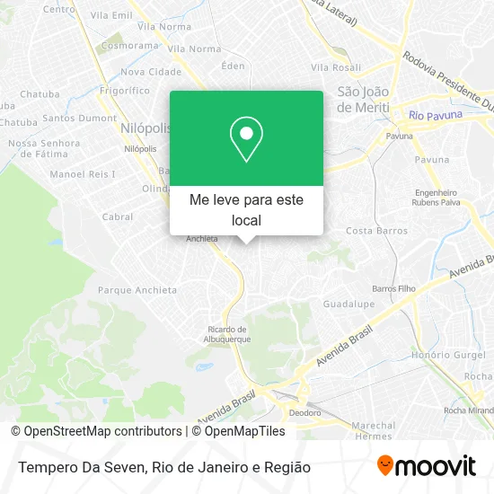 Tempero Da Seven mapa
