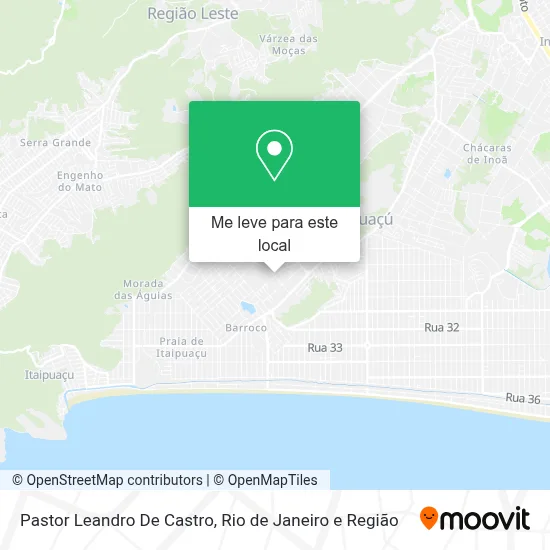 Pastor Leandro De Castro mapa
