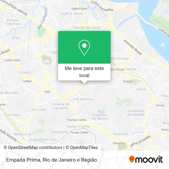 Empada Prima mapa