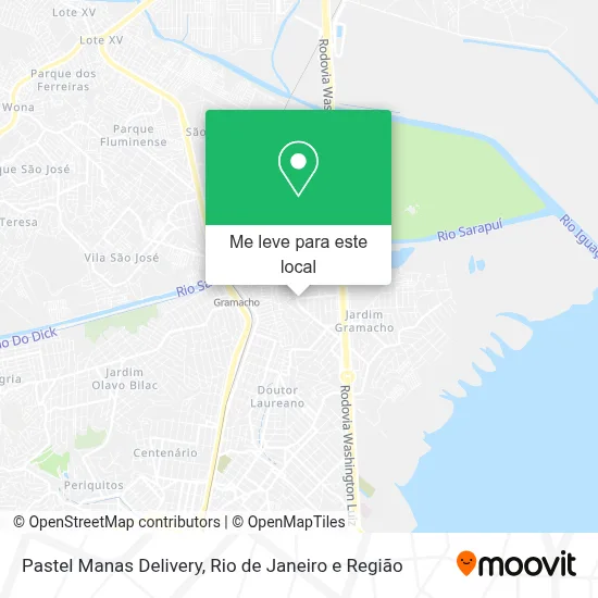 Pastel Manas Delivery mapa