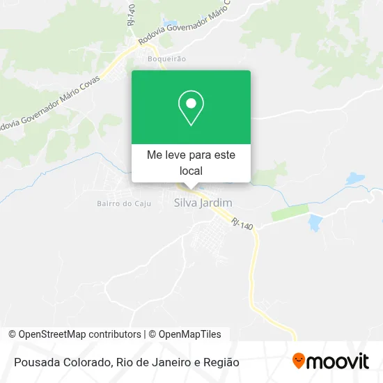 Pousada Colorado mapa