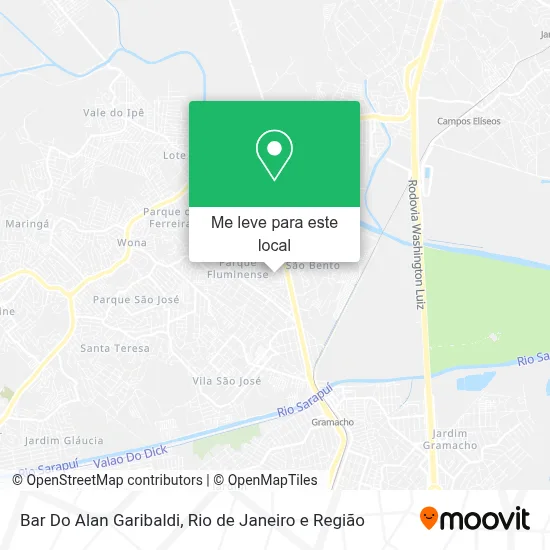 Bar Do Alan Garibaldi mapa