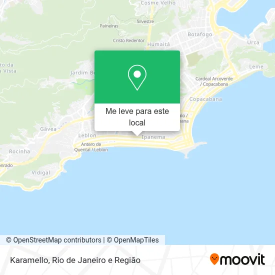Karamello mapa