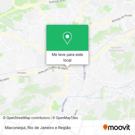 Maconequi mapa