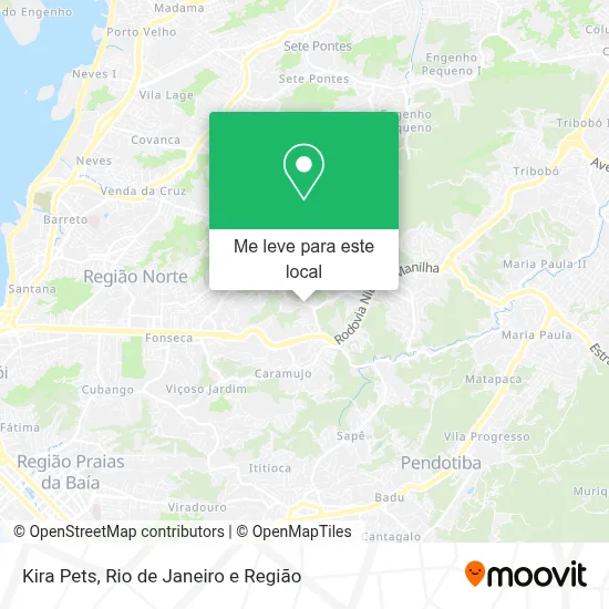 Kira Pets mapa