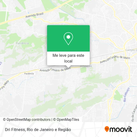 Dri Fitness mapa