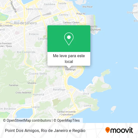 Point Dos Amigos mapa
