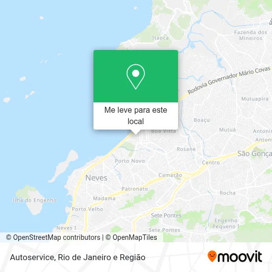 Autoservice mapa