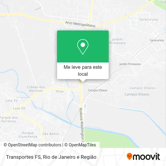 Transportes FS mapa