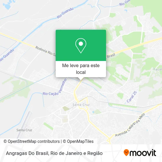 Angragas Do Brasil mapa