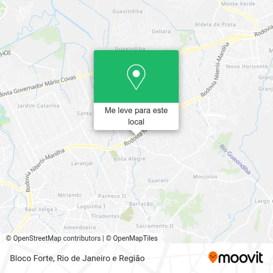 Bloco Forte mapa