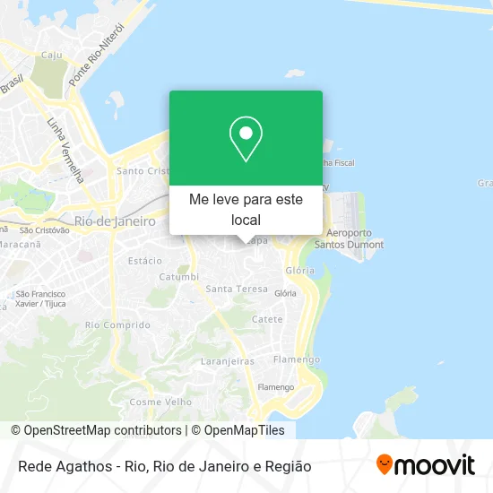 Rede Agathos - Rio mapa