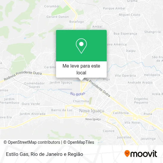 Estilo Gas mapa