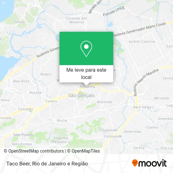 Taco Beer mapa