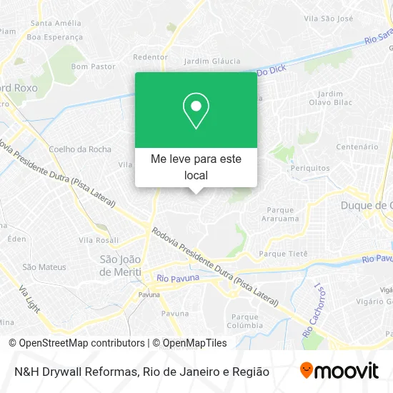 N&H Drywall Reformas mapa