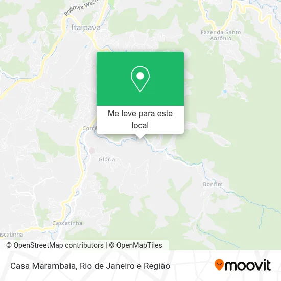 Casa Marambaia mapa