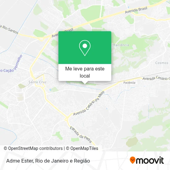 Adme Ester mapa