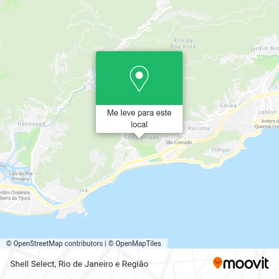 Shell Select mapa