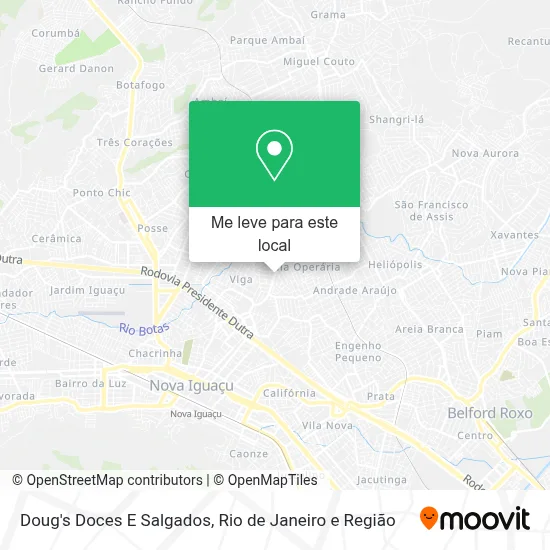 Doug's Doces E Salgados mapa