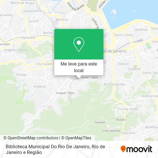 Biblioteca Municipal Do Rio De Janeiro mapa