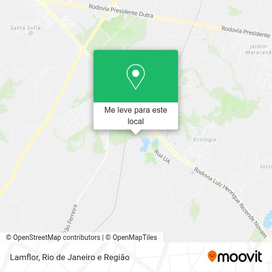Lamflor mapa