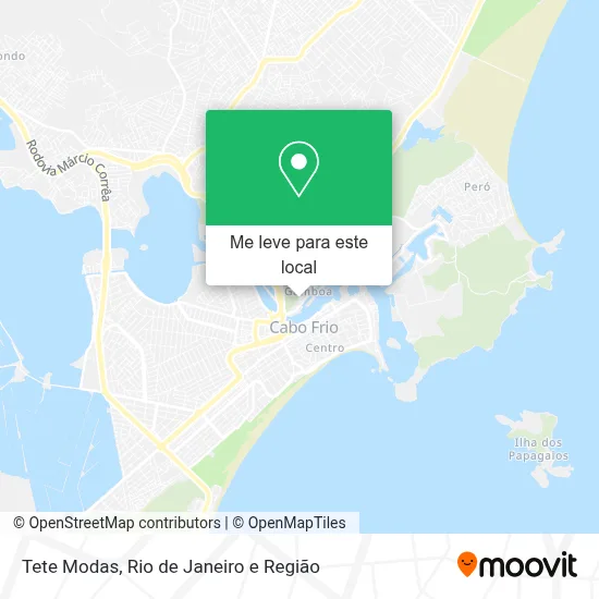 Tete Modas mapa