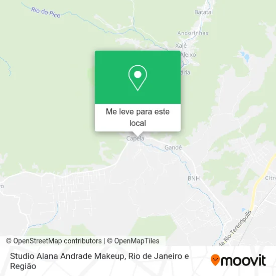 Studio Alana Andrade Makeup mapa