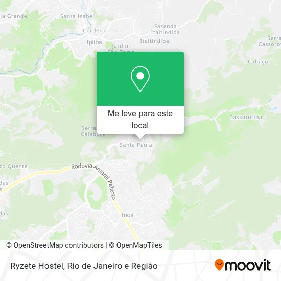 Ryzete Hostel mapa