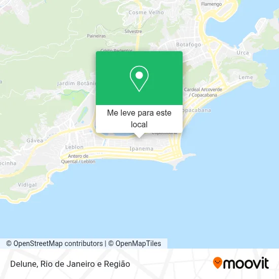 Delune mapa