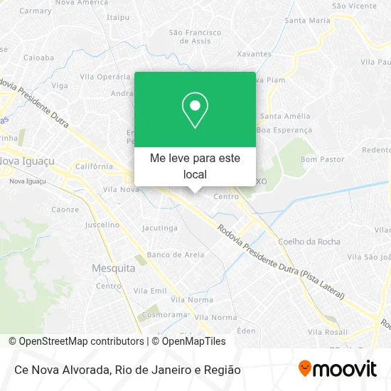 Ce Nova Alvorada mapa