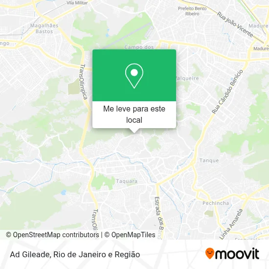 Ad Gileade mapa