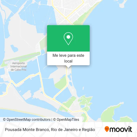 Pousada Monte Branco mapa