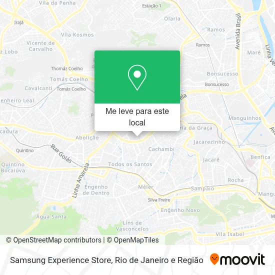 Samsung Experience Store mapa