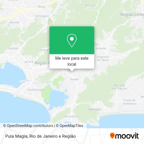 Pula Magia mapa
