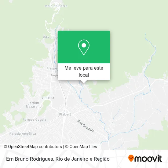 Em Bruno Rodrigues mapa