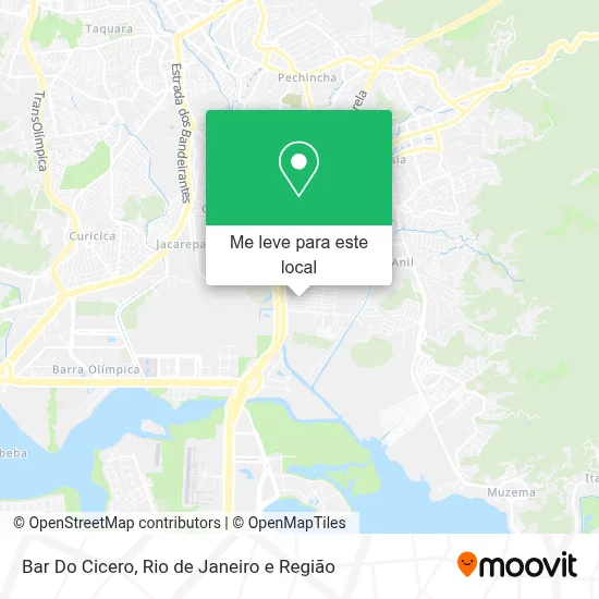 Bar Do Cicero mapa