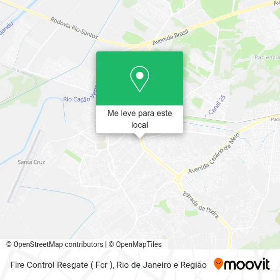 Fire Control Resgate ( Fcr ) mapa