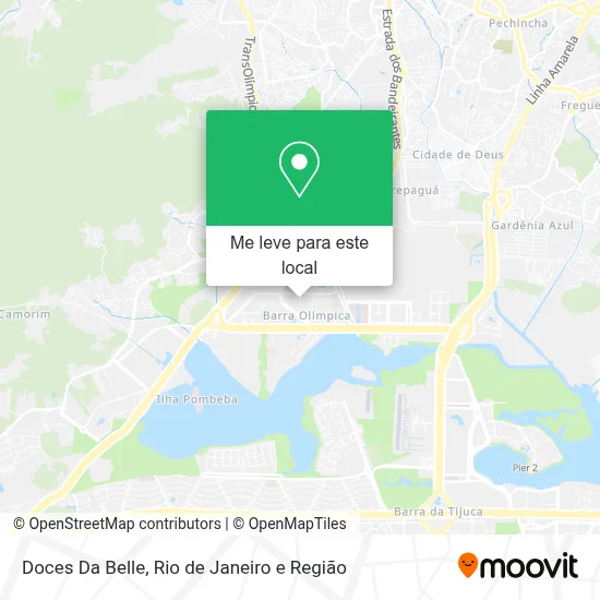 Doces Da Belle mapa