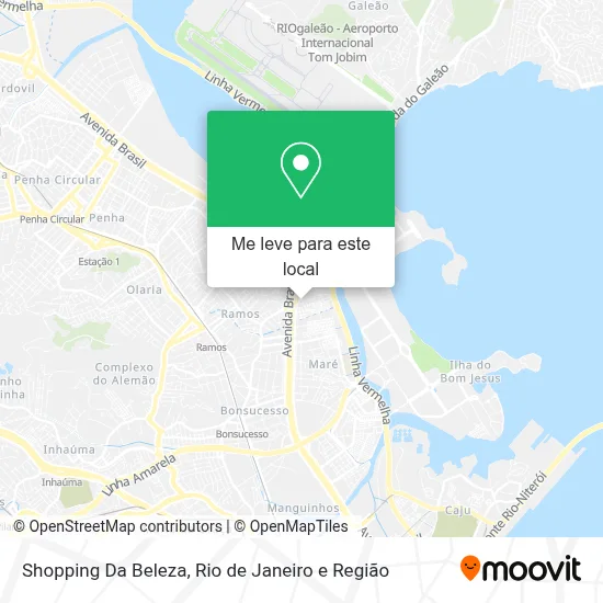 Shopping Da Beleza mapa