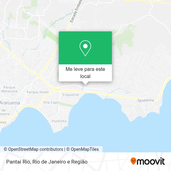 Pantai Rio mapa