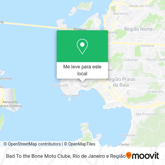 Bad To the Bone Moto Clube mapa