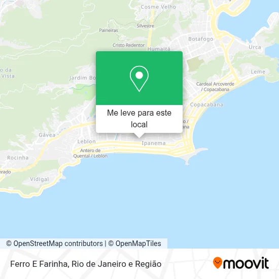 Ferro E Farinha mapa